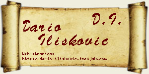 Dario Ilišković vizit kartica